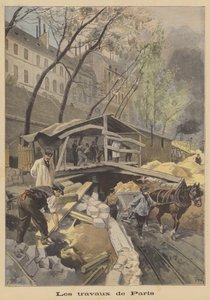 パリメトロの建設工事 作： French School